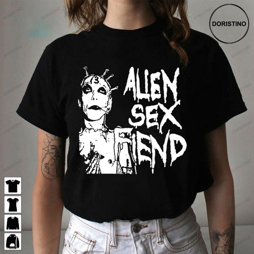 Face Halloween Alien Sex Fiend Music Awesome Shirts